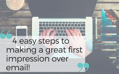 4 Easy Steps To Making A Great First Impression Over Email