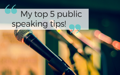Hate public speaking? Check out these top tips!