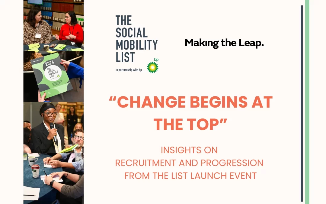 “Change begins at the top” – Insights on LSEB recruitment and progression from List launch event